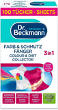 Dr. Beckmann Farb & Schmutzfänger Advanced| langanhaltender Farbschutz| mit Mikrofaser und Farbfangmolekülen für Farbbrillanz | 100 Tücher