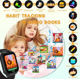 Smartwatch Kinder - 1.68'' Uhr Telefon für Mädchen Jungen mit Anruf, SOS, 18 Spiele, Musik, Kamera, Wecker, Taschenlampe, Kinderuhr Telefonieren Smart Watch Kids Geschenk