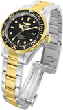 Invicta Herren-Armbanduhr Pro Diver 37mm, Edelstahl-Armband zweifarbig silber Gold ÖZENSAAT