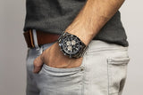 Orphelia Herren-Armbanduhr New wave Chronograph Quarz Edelstahl