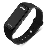 Unisex-Armbanduhr, digitales LED-Display, wasserdicht, sportlich, lässig, für Jungen und Mädchen, Schwarz