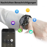 Smartwatch, Activity Tracker, Support Calling, Herzfrequenzmesser, Blutdruck- / Musik-Player, Remote Shot/Stoppuhr/Anti-Lost Kompatibel mit Android und IOS. (48mm)