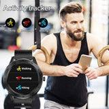 Smartwatch, Activity Tracker, Support Calling, Herzfrequenzmesser, Blutdruck- / Musik-Player, Remote Shot/Stoppuhr/Anti-Lost Kompatibel mit Android und IOS. (48mm)