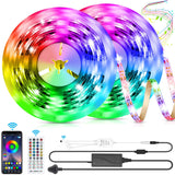 LED Strip Music-Sync LED Streifen RGB Lichtband Band mit Fernbedienung LED Leiste, Timer-Einstellung, Farbwechsel Led Lichterkette für Haus Party 10 Meter