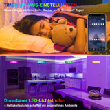 LED Strip Music-Sync LED Streifen RGB Lichtband Band mit Fernbedienung LED Leiste, Timer-Einstellung, Farbwechsel Led Lichterkette für Haus Party 10 Meter