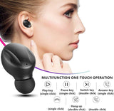 2022 Bluetooth-Kopfhörer, Bluetooth 5.0 Wireless-Ohrhörer in Ear Stereo Sound Mikrofon Mini Wireless Earbuds mit Kopfhörer und tragbarem Ladekoffer für iOS Android PC