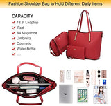 Handtasche Damen Gross Taschen Damen Groß Shopper Damen Schultertasche Leder Handtaschen 3-teiliges Set