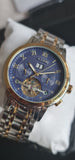 Automatic Herrenuhr, Automatische Mechanische wasserdichte Armbanduhr, Skeleton Edelstahl Uhr, Watch