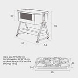 Babyl Babybetten Beistellbett Tragbar Babybett mit atmungsaktivem Netz und Laken, verstellbarer Stubenwagen Beistellbett für Kleinkinder ÖZEN SAAT