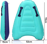 Aufblasbares Bodyboard mit Griffen, Surfbrett Kinder Aufblasbar, Schwimmendes Surfbrett, Mini-Schwimmhilfe, Surfbrett für Kinder