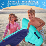 Aufblasbares Bodyboard mit Griffen, Surfbrett Kinder Aufblasbar, Schwimmendes Surfbrett, Mini-Schwimmhilfe, Surfbrett für Kinder und Schwimmanfänger; ÖZEN SAAT