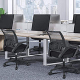 Bürostuhl ergonomischer Schreibtischstuhl Drehstuhl mit Rollen Chefsessel mit Mesh 360°drehbar Höhenverstellbar Wippfunktion für Büro Arbeitszimmer; ÖZEN SAAT