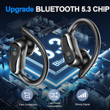 Bluetooth Kopfhörer Sport, In Ear Kopfhörer Kabellos Bluetooth 5.3 HiFi Premium Sound, 48Std Wireless Earbud mit Dual ENC Mics, IP7 Wasserdicht