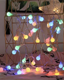 Kugel Lichterkette 33FT Feen Lichter batteriebetrieben, 100 LEDs Globe String Lichter Fernbedienung Timer Weihnachten mit 12 Modes Indoor wasserdichte String Lichter (Warmweiß für Multicolor) ÖZEN SAAT