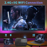 Beamer, 5G WiFi Bluetooth Beamer Full HD, Native 1080P Beamer 4K Heimkino Video Beamer 200'' Display, Mini Beamer Kompatibel mit HDMI/USB/PC/TV Box/iOS & Android; ÖZEN SAAT