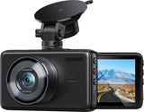 Dashcam Auto 1080P, Autokamera mit 3 Zoll LCD-Bildschirm, 170 ° Weitwinkel, 360° Drehbarer Saugnapf, ÖZENSAAT