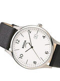 Boccia 3585-01 Thin Quartz Dress Watch with 40mm Titanium Case and Leather Strap ÖZEN SAAT
