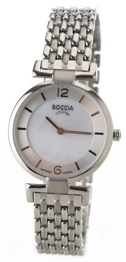 Boccia 3238-03 Titanium Watch 30mm Analog Silber Damenuhr ÖZEN SAAT