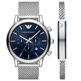 Emporio Armani AR80038 Men Set Wristwatch and Wristband MvStime