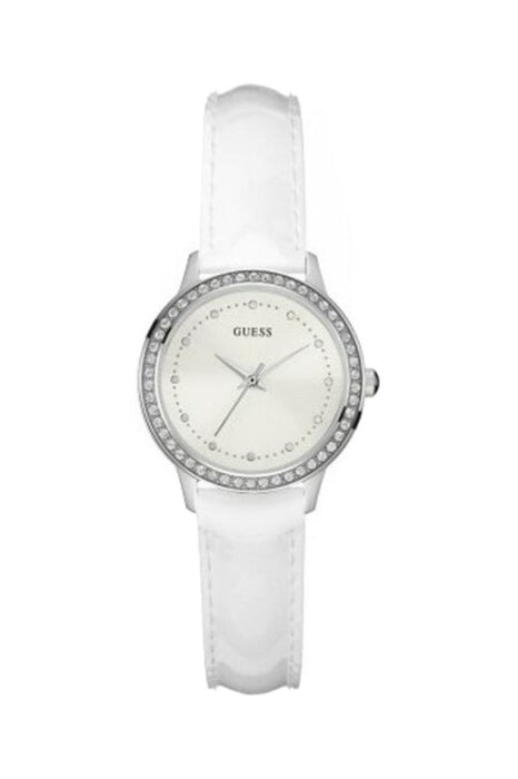 Guess Women's Watch 30mm White Leather Cord GUW0648L5