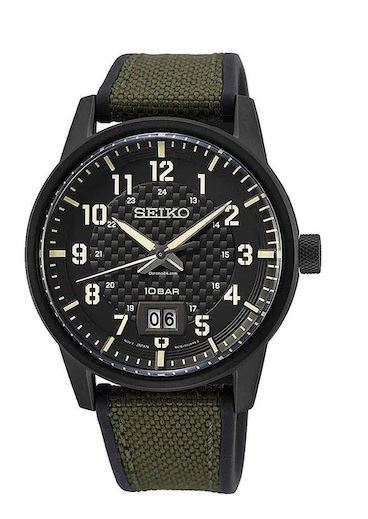 Seiko SUR325P1 41 mm Hasır Kordonlu Erkek Kol Saati