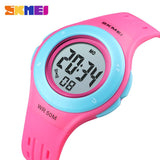 Digital Kinderuhr pink, Alarm, chronograph, led licht